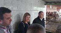 FOTO Kandidati Pokreta Uspješna Srpska obišli farmu Nebojše Đokića iz Dvorova