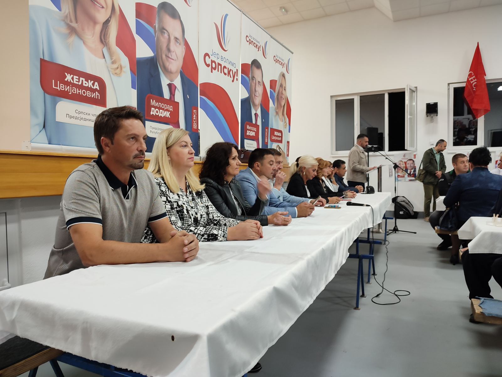 SNSD u Pučilama: Semberija je odlučila, Semberija glasa za Dodika i Cvijanovićevu