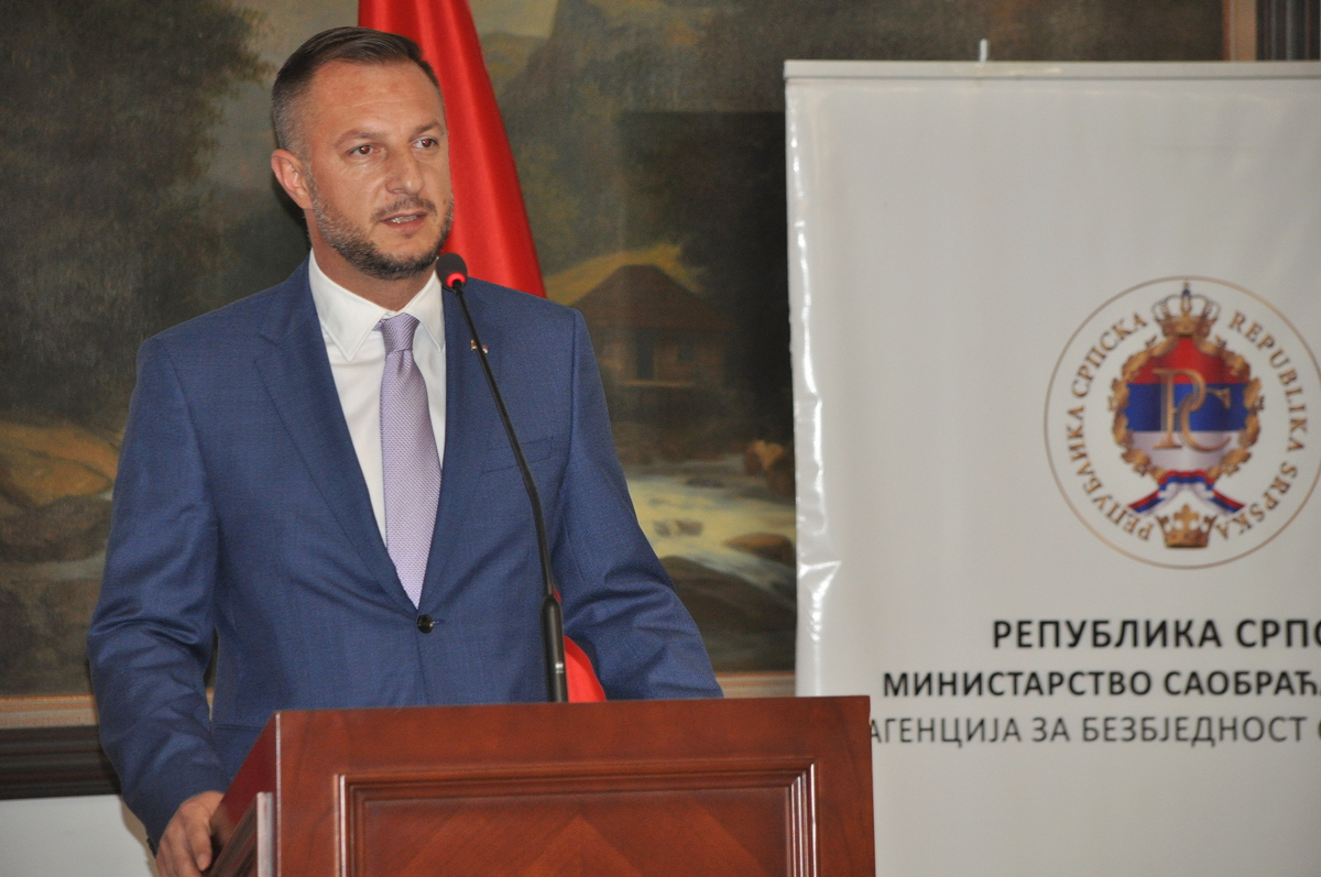Ministar Ćorić: Evidentni rezultati na unapređenju bezbjednosti saobraćaja u Srpskoj