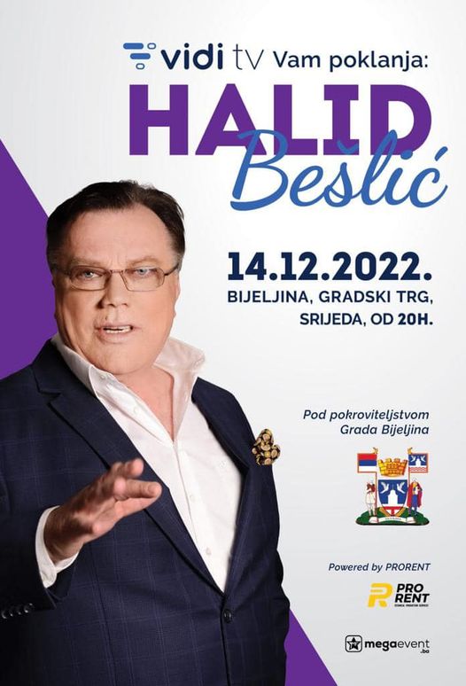 ZAGRIJAVANJE PRED PRAZNIKE Halid Bešlić uskoro na trgu u Bijeljini