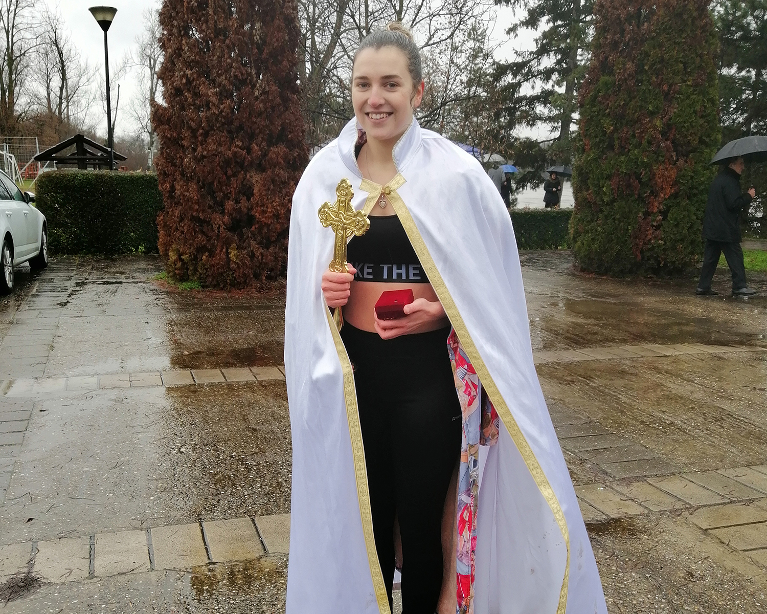 Teodora Terzić iz Bijeljine pobjednik bogojavljenskog plivanja FOTO