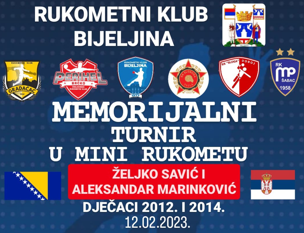 Memorijalni turnir u mini rukometu Željko Savić i Aleksandar Marinković