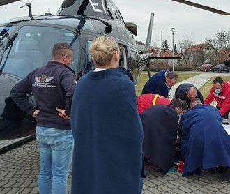 (FOTO) Još jedan uspješan helikopterski transport: Pacijent iz Trebinja zbrinut u bijeljinskoj angio sali