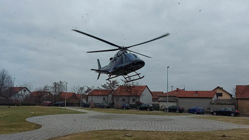 (FOTO) Još jedan uspješan helikopterski transport: Pacijent iz Trebinja zbrinut u bijeljinskoj angio sali