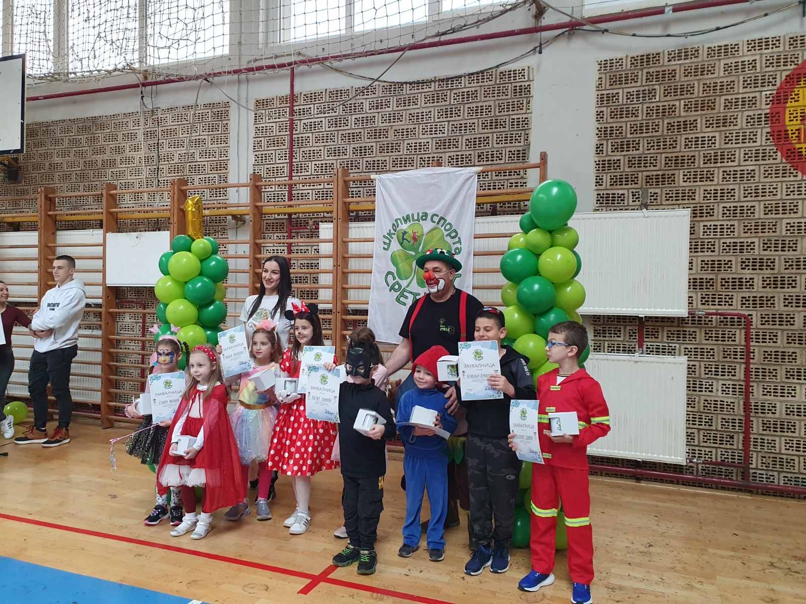 Školica sporta “Srećica” proslavila 1. rođendan uz maskenbal i animatore