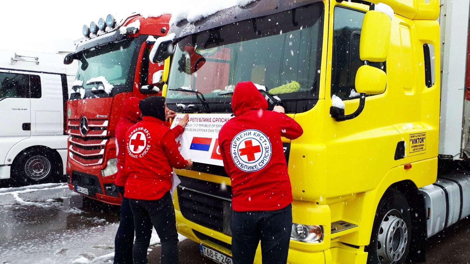 Kamioni sa humanitarnom pomoći za Tursku kreću danas iz Bijeljine