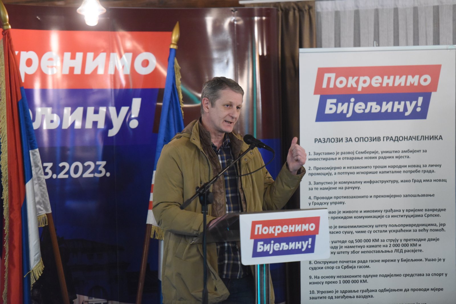 Pokrenimo Bijeljinu: Hase, Zagoni i Suvo Polje poručili - Bijeljinci žele jedinstvo, a ne podjele!