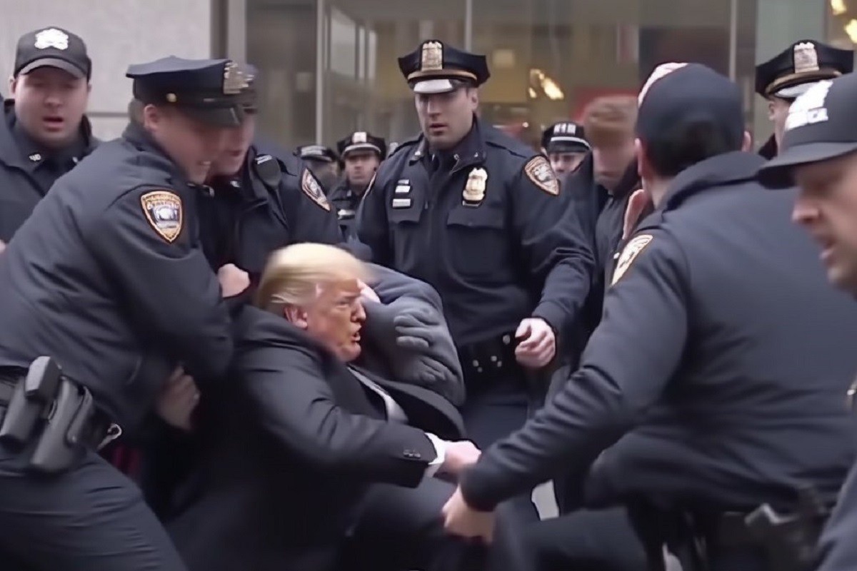 Vještačka inteligencija napravila realne fotografije Trampovog hapšenja