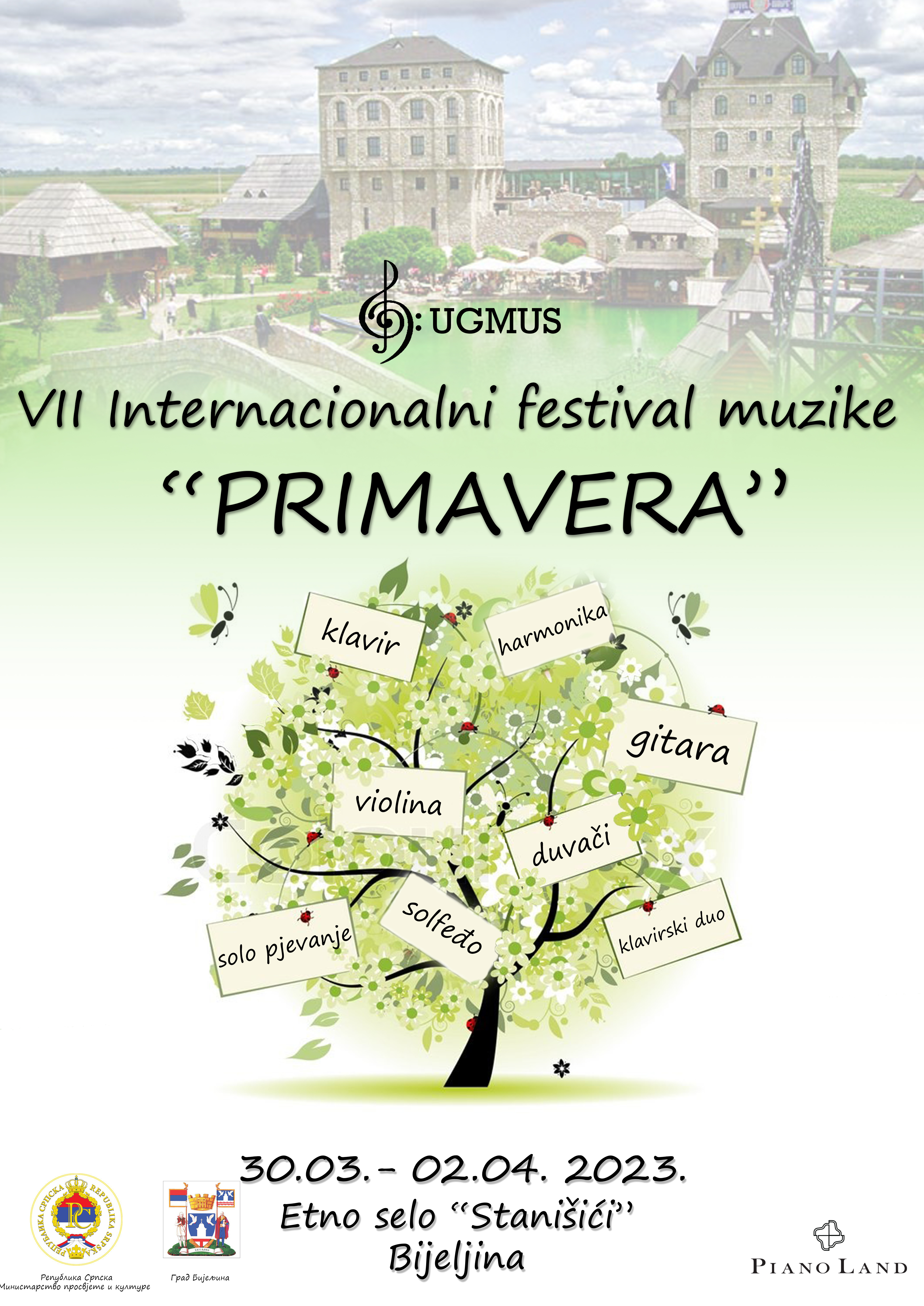 Bijeljina: Internacionalni festival muzike "Primavera" od 30. marta do 2. aprila