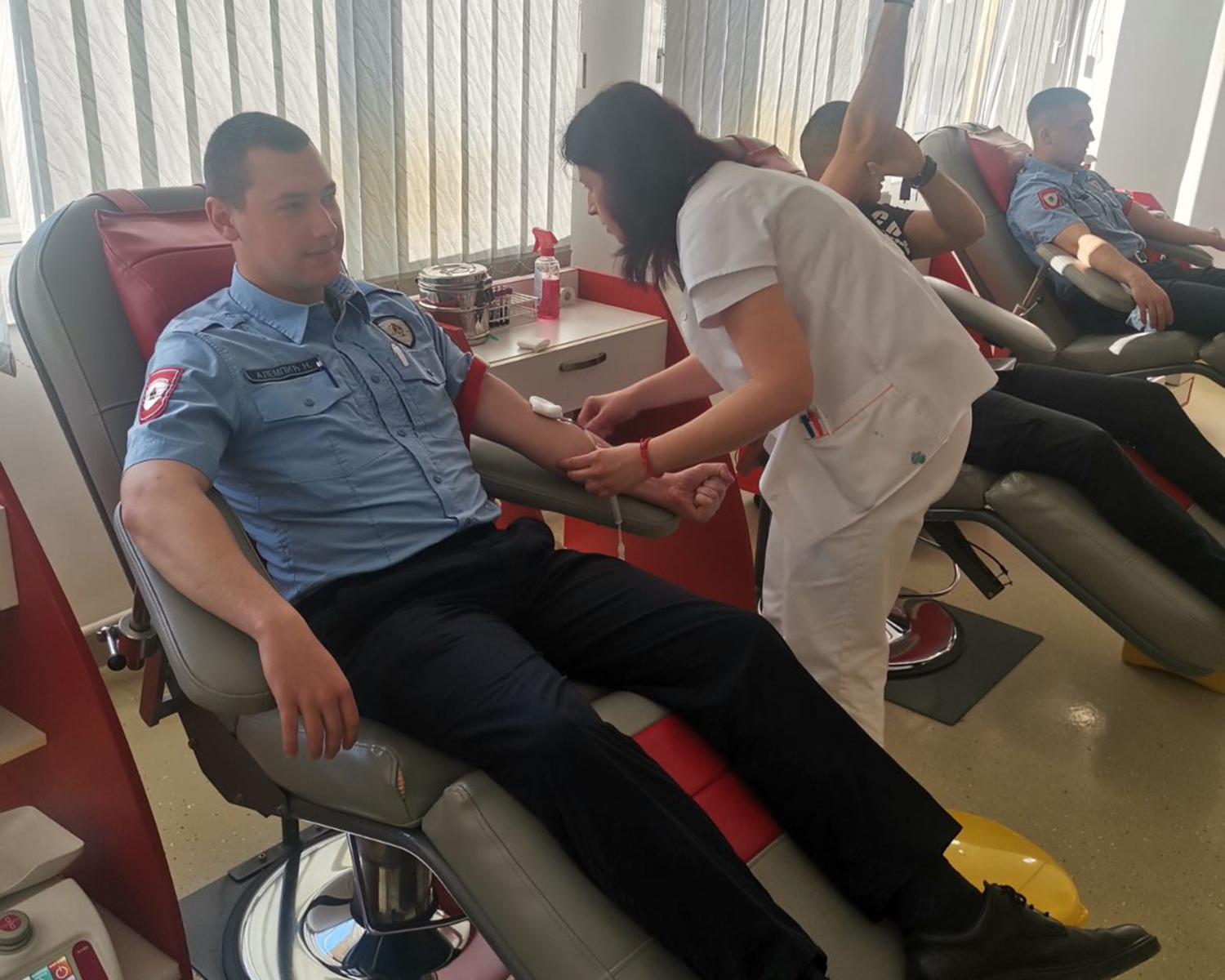 Bijeljina: U dvodnevnoj akciji dobrovoljnog davalaštva krvi 73 policajca