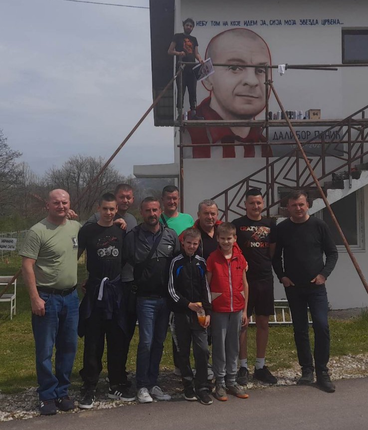 "Ostaćeš vječno u našim srcima" Navijači oslikali mural u slavu i čast preminulog prijatelja Dalibora
