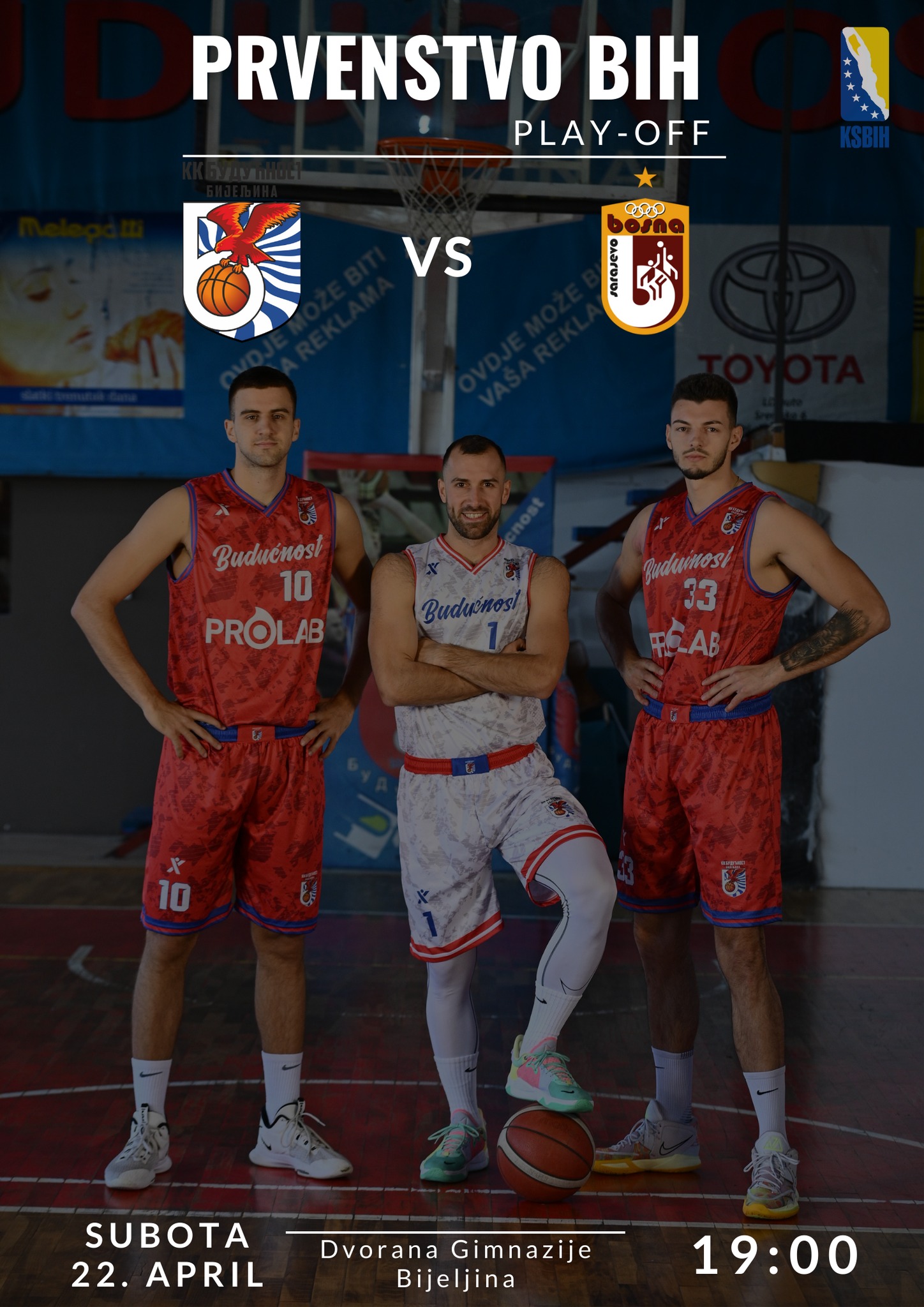 Budućnosti Prolab vs Bosna Meridianbet: Idemooo napuniti dvoranu i uživati u sjajnoj košarkaškoj predstavi!
