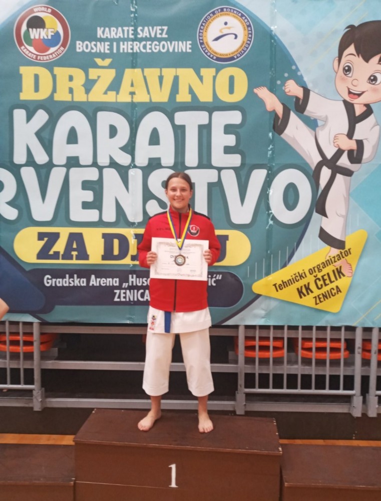 KK "UNSU": Mia Milica Vujić treći put zaredom prvakinja BiH