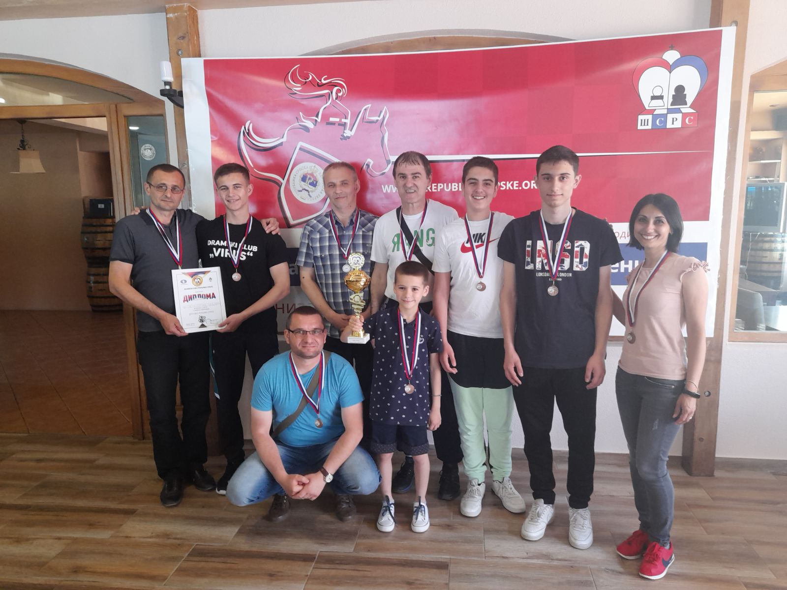 ŠK “Sveti Georgije“ osvojio bronzu u drugoj ligi RS u šahu