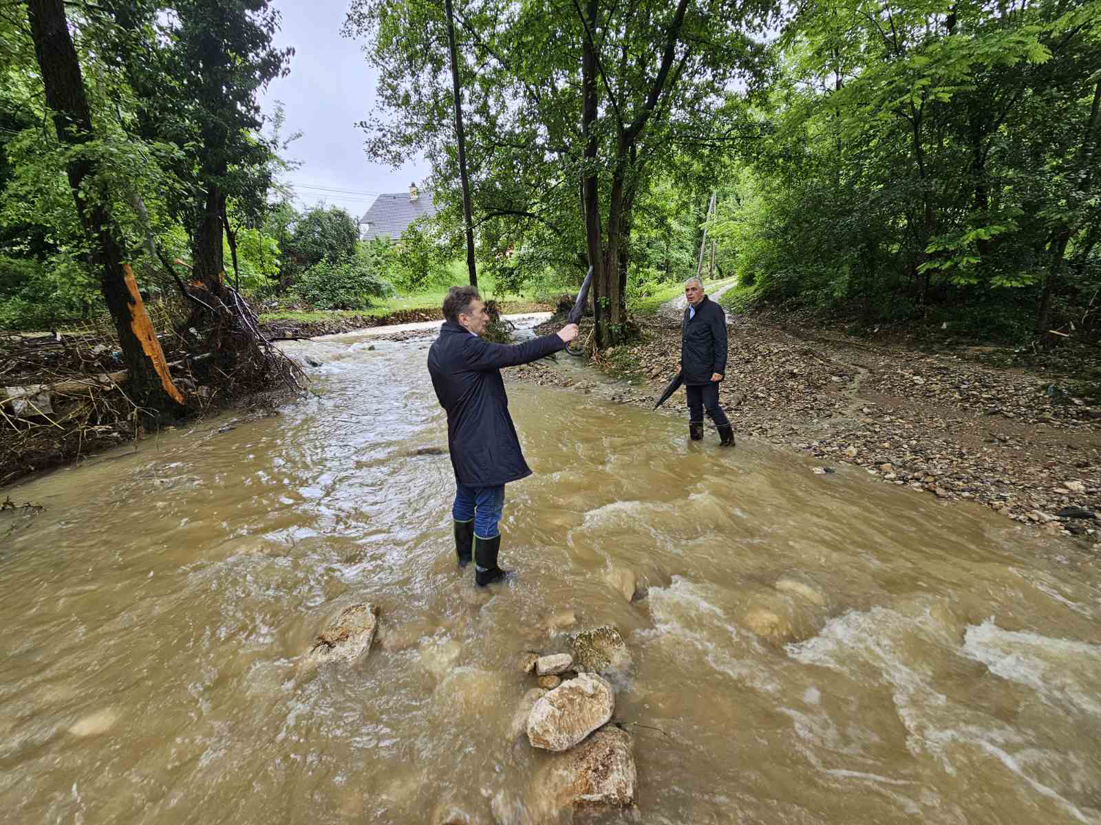 Ugljevik: Obilne padavine nanijele veliku štetu u Donjoj i Gornjoj Krćini