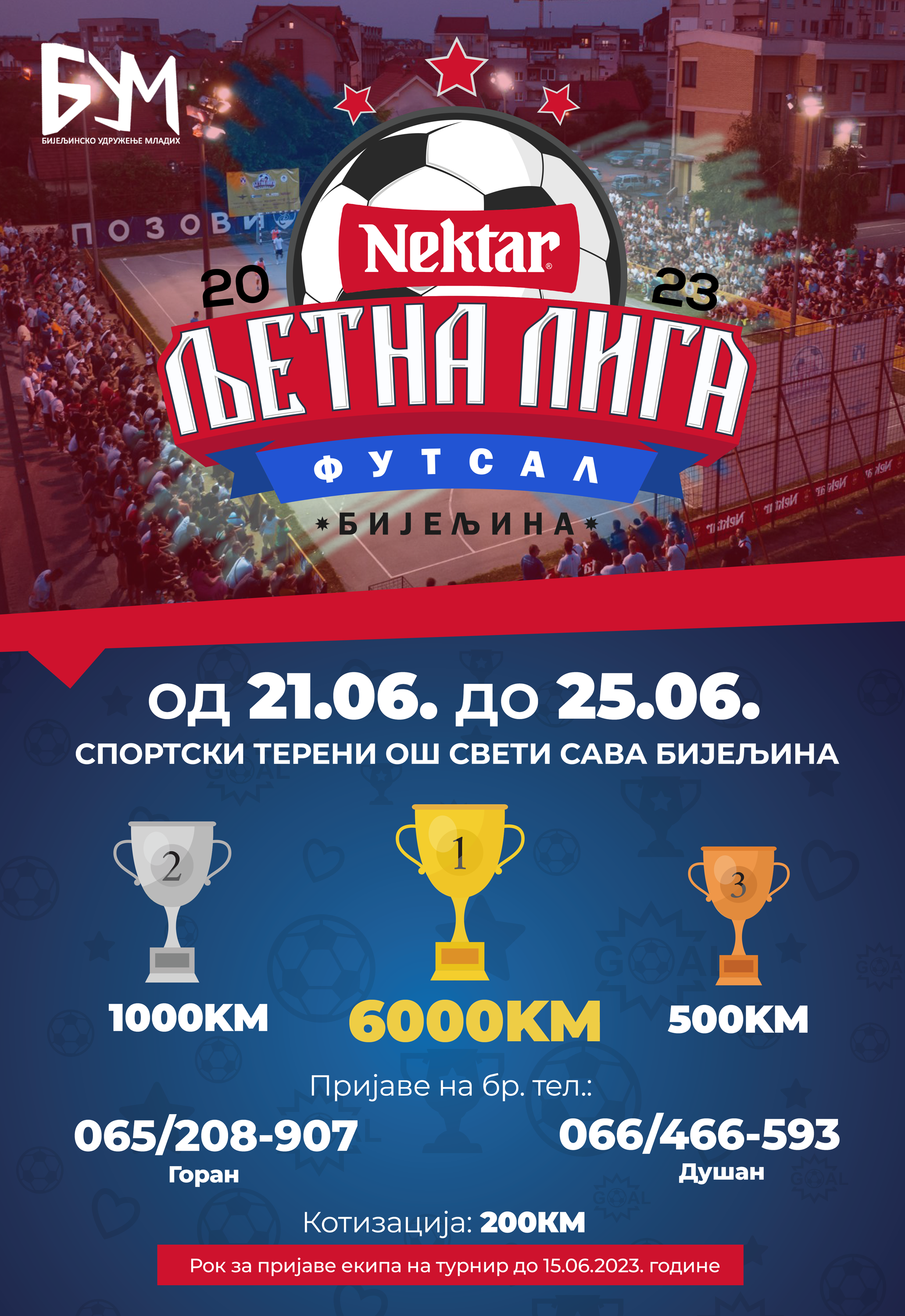 Večeras zvanično počinje BUM Ljetna liga!