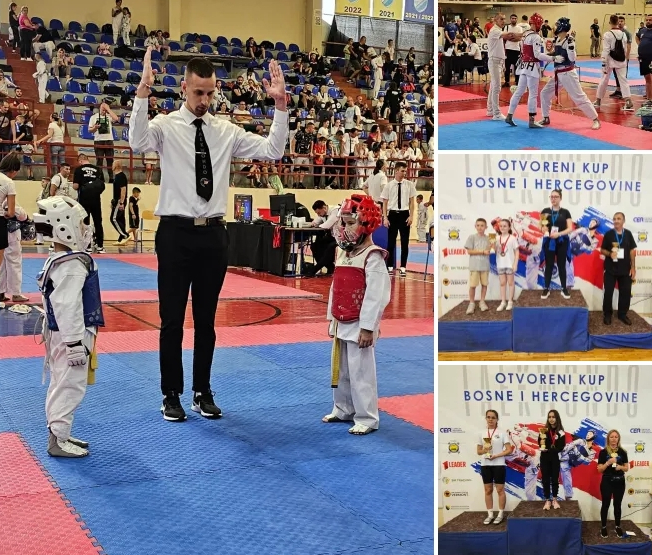 Otvoreni KUP BiH u taekwondou: Klub TKD Novi Grad Sarajevo osvojio prvo mjesto