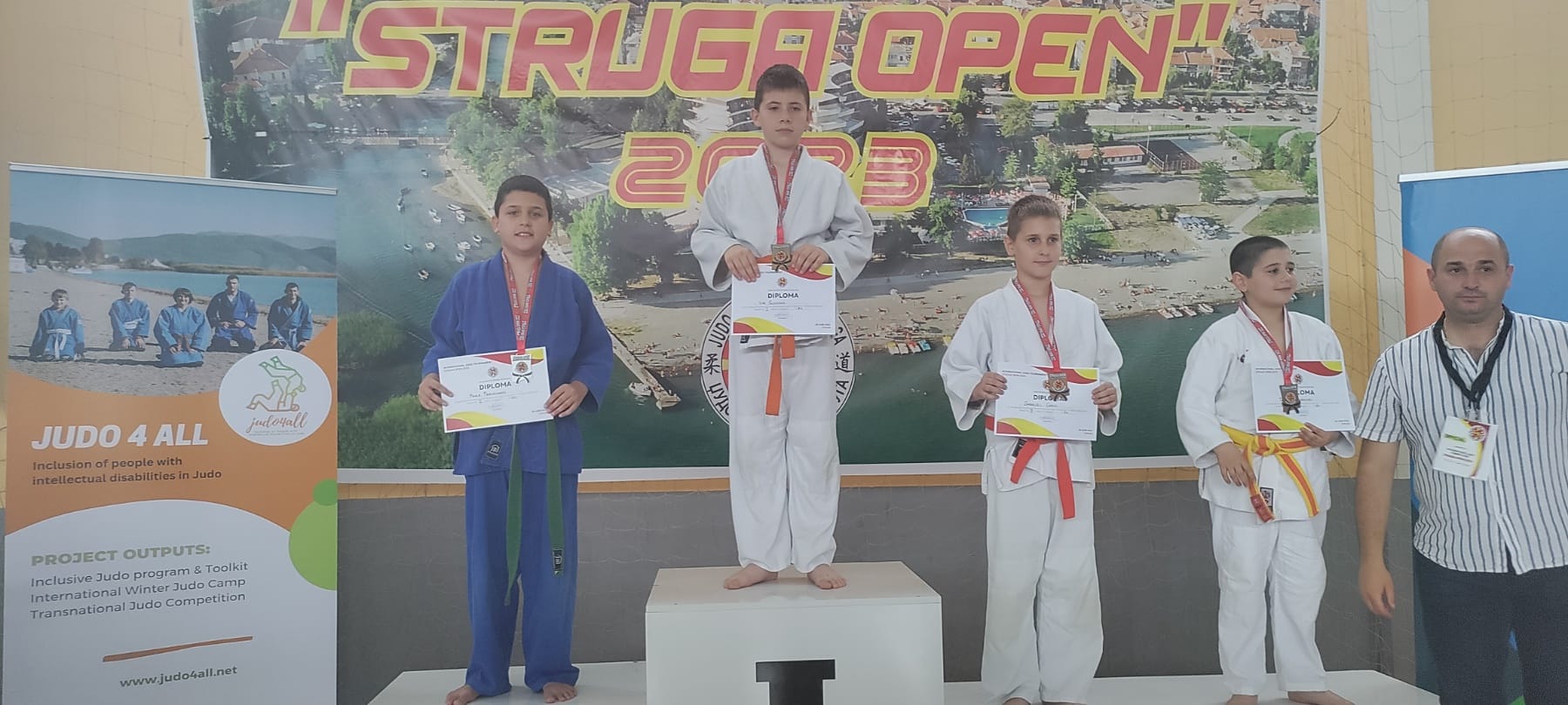 Četiri medalje za džudiste "Pantera" na turniru "Struga open"
