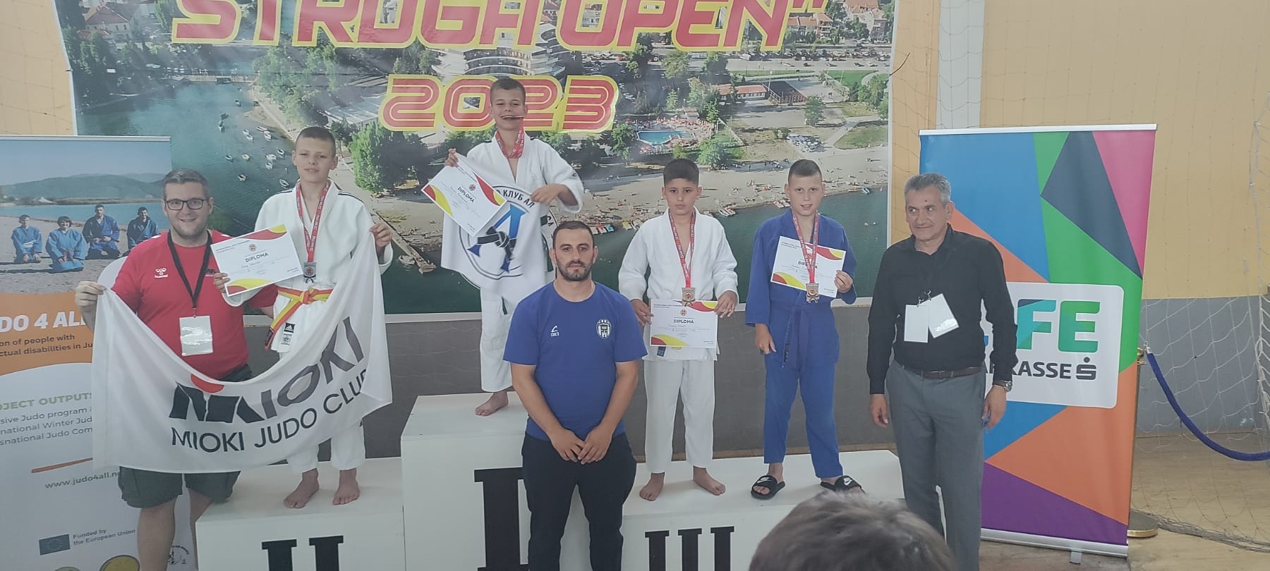 Četiri medalje za džudiste "Pantera" na turniru "Struga open"