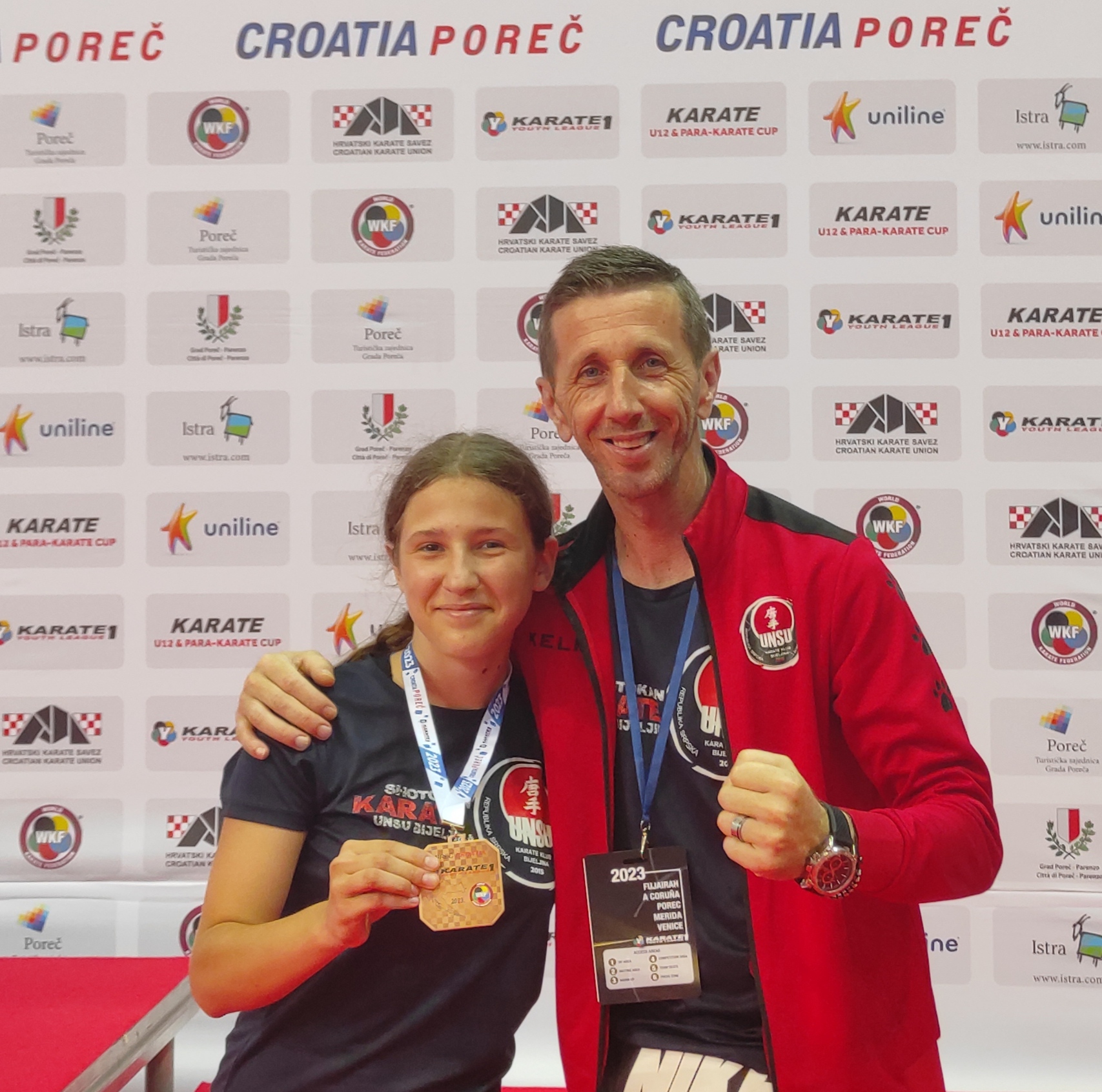 Svjetska medalja za Vujić Miu Milicu i KK UNSU u Poreču