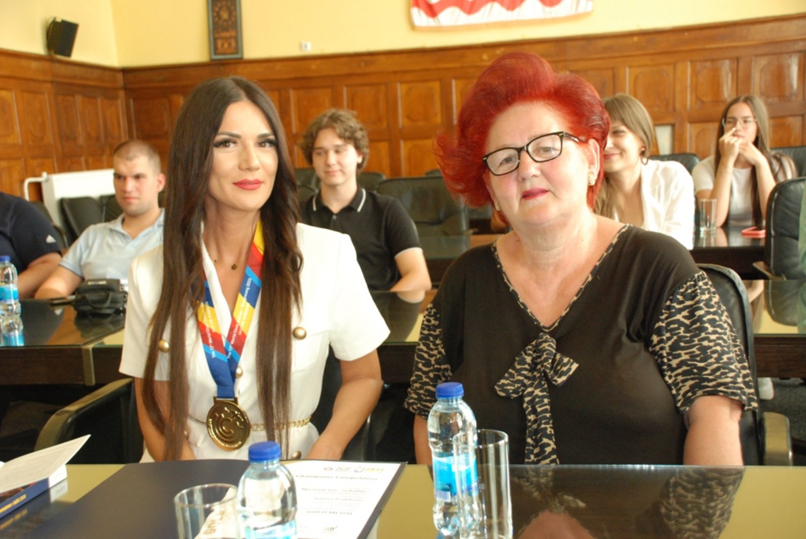 Zlatna Srbadija na prijemu u gradskoj kući