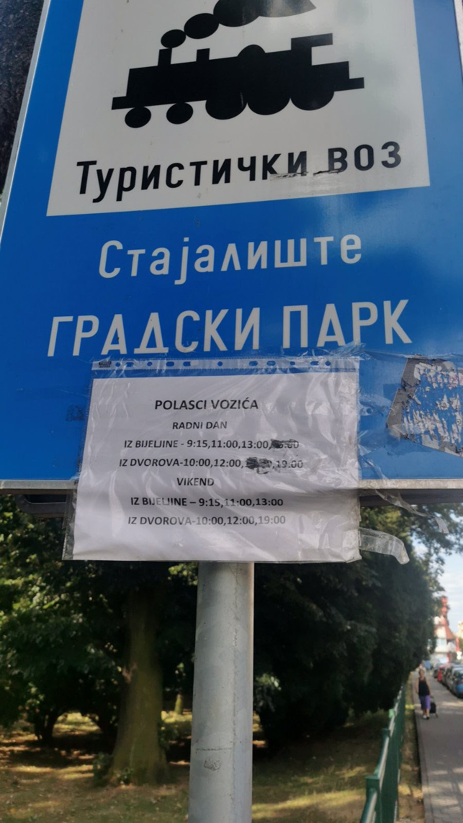 Zekić: Turistički vozić jutros nije saobraćao zbog loših vremenskih uslova