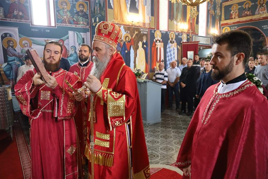Episkop Fotije osveštao freskopis u Donjem Zabrđu