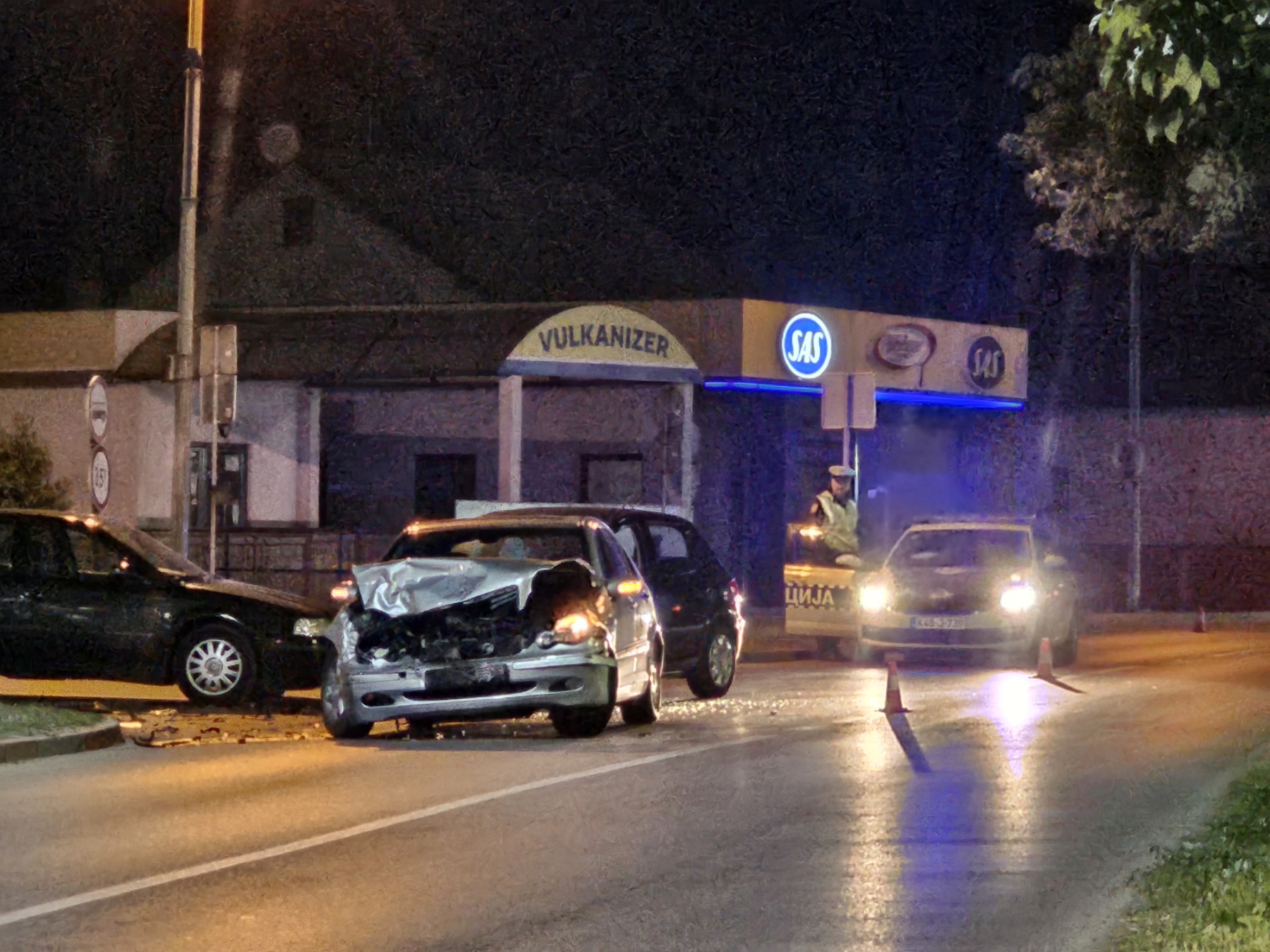 Bijeljina: Sudar tri automobila, ima povrijeđenih