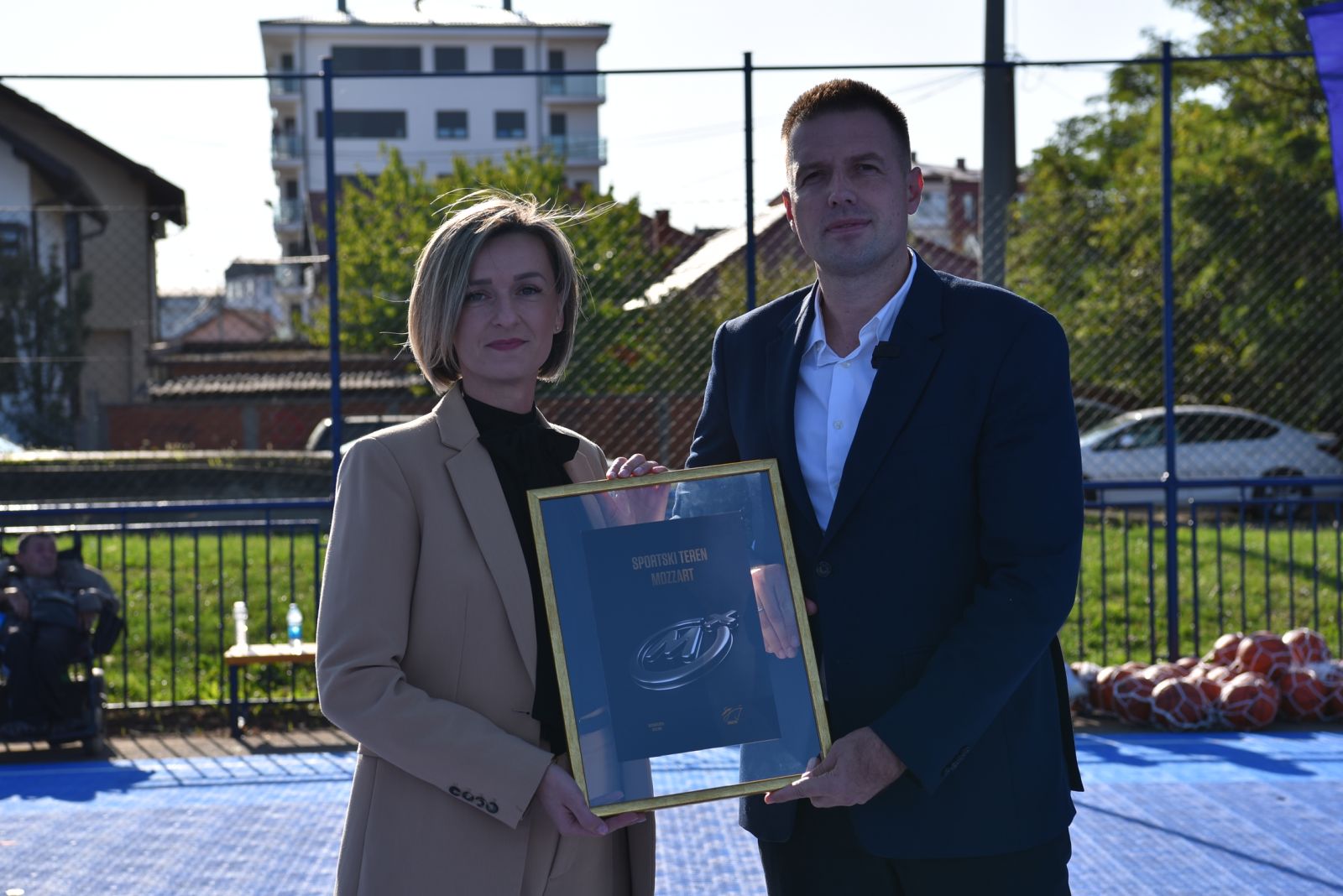 Otvoren obnovljen košarkaški teren „Radnik“