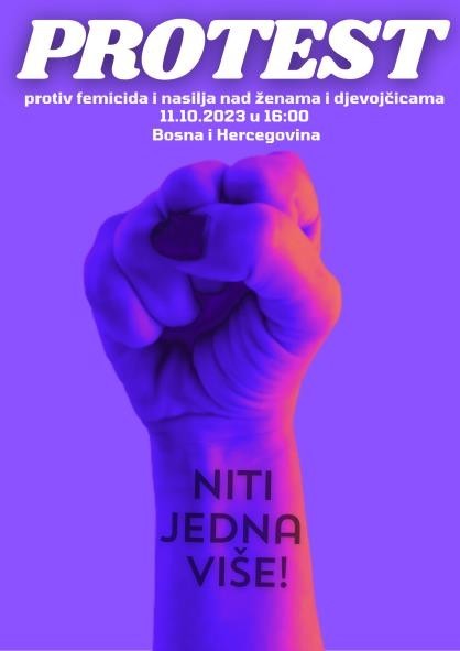 Danas protesti i u Bijeljini: One nisu krive! Niti jedna više!