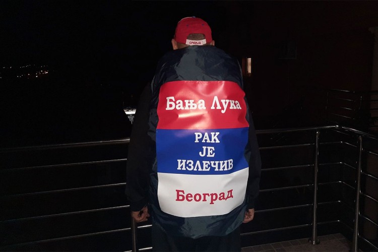 Banjalučanin koji boluje od raka pješke krenuo u Beograd na operaciju