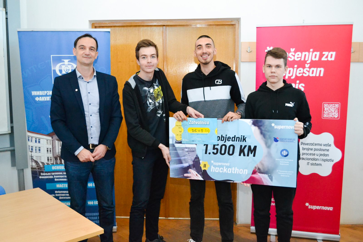 Tim „Devs“ pobjednik drugog Supernova Hackathona u Bijeljini