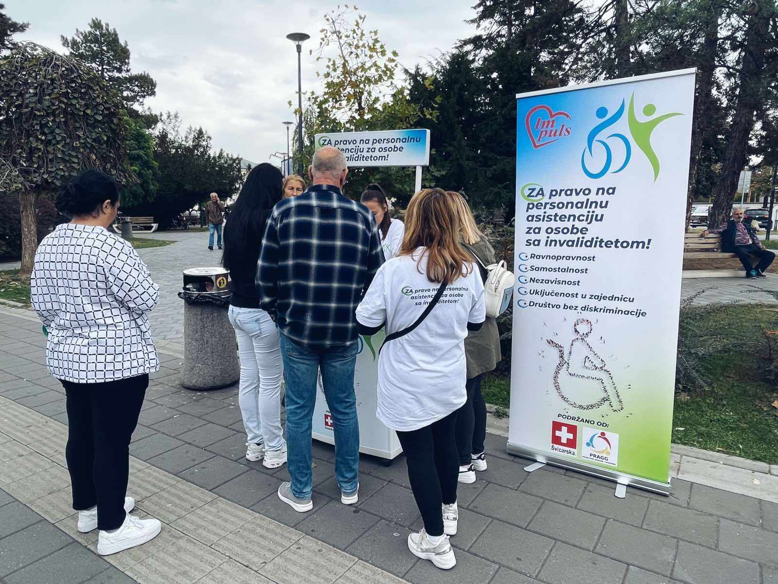 Ulična akcija „ZA PRAVO na personalnu asistenciju“