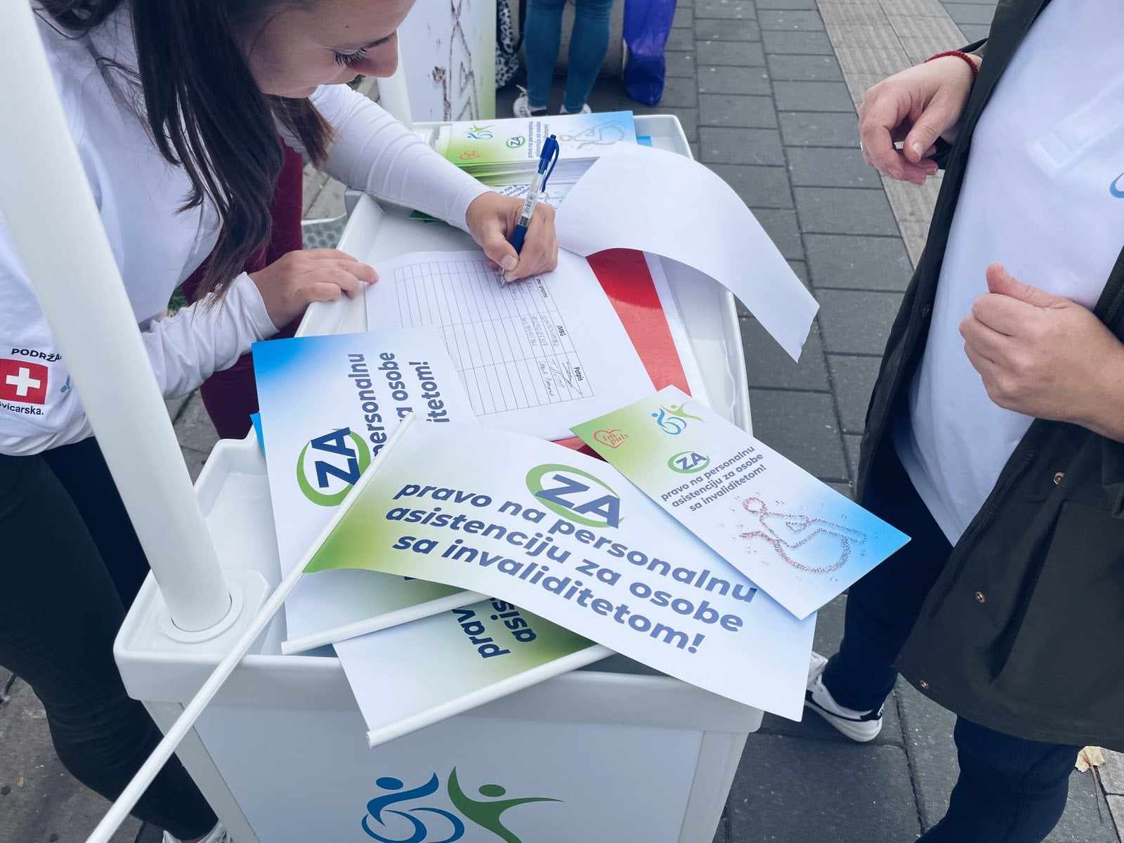 Ulična akcija „ZA PRAVO na personalnu asistenciju“