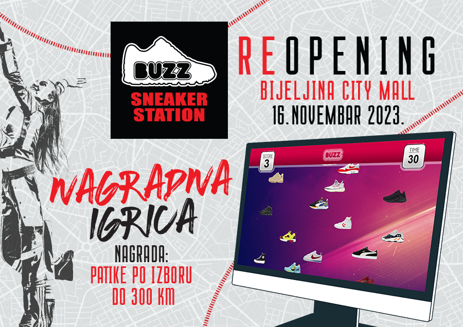 JOŠ VEĆI BUZZ SHOP U BIJELJINA CITY MALL-U