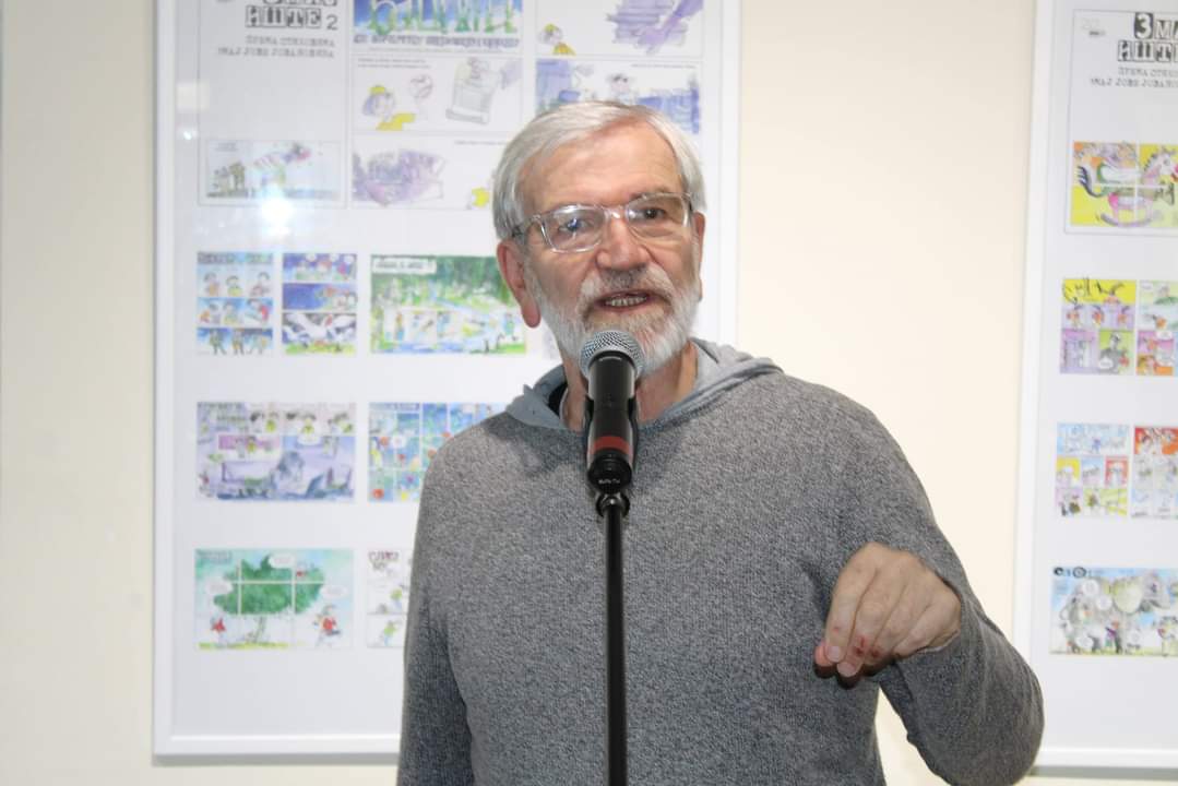 Lopare: Upriličena izložba Zdravka Mićanovića povodom 20 godina autorskog rada na stripu