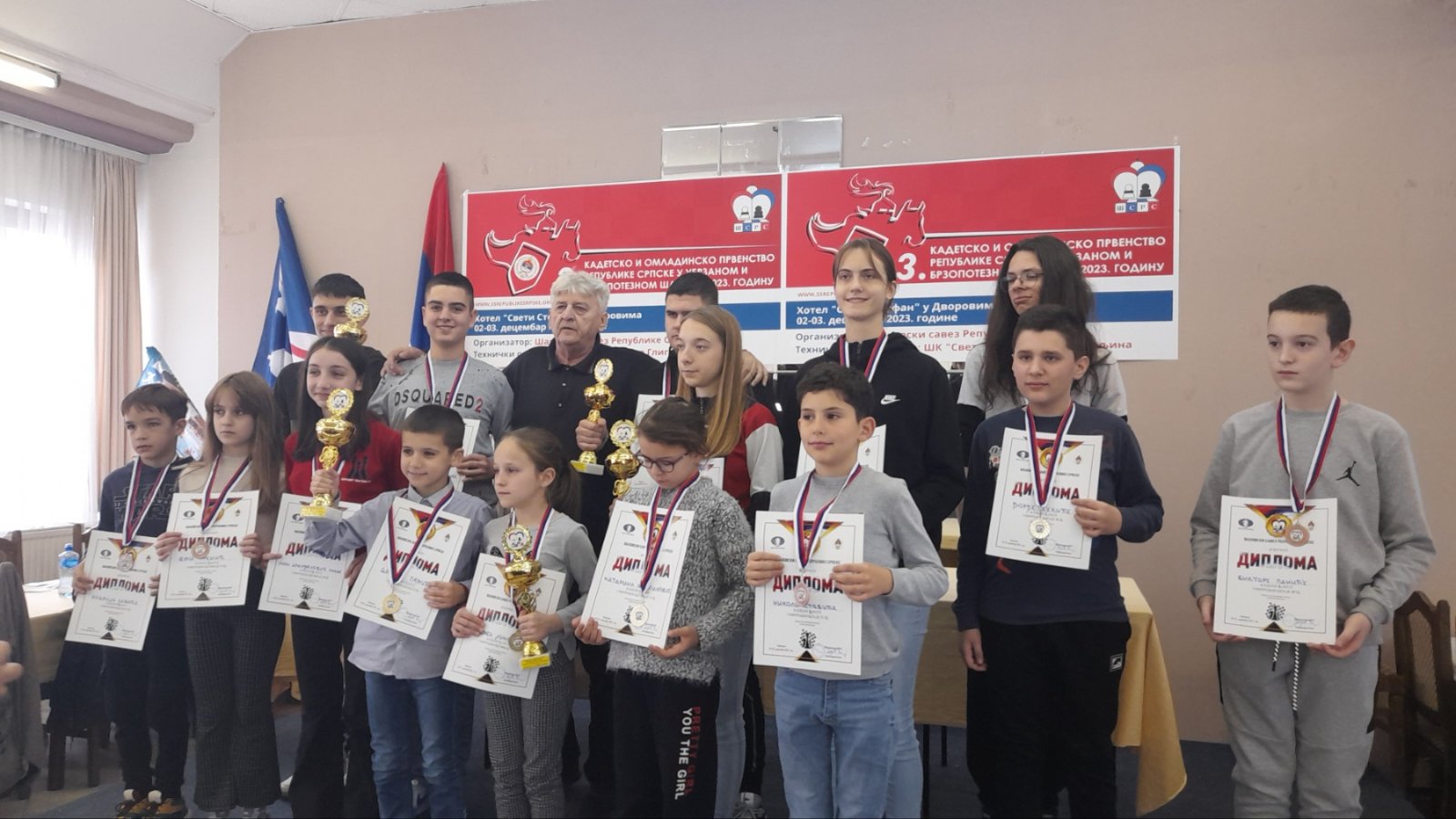14 medalja za ŠK "Sveti Georgije" na rapid i brzopoteznom prvenstvu RS