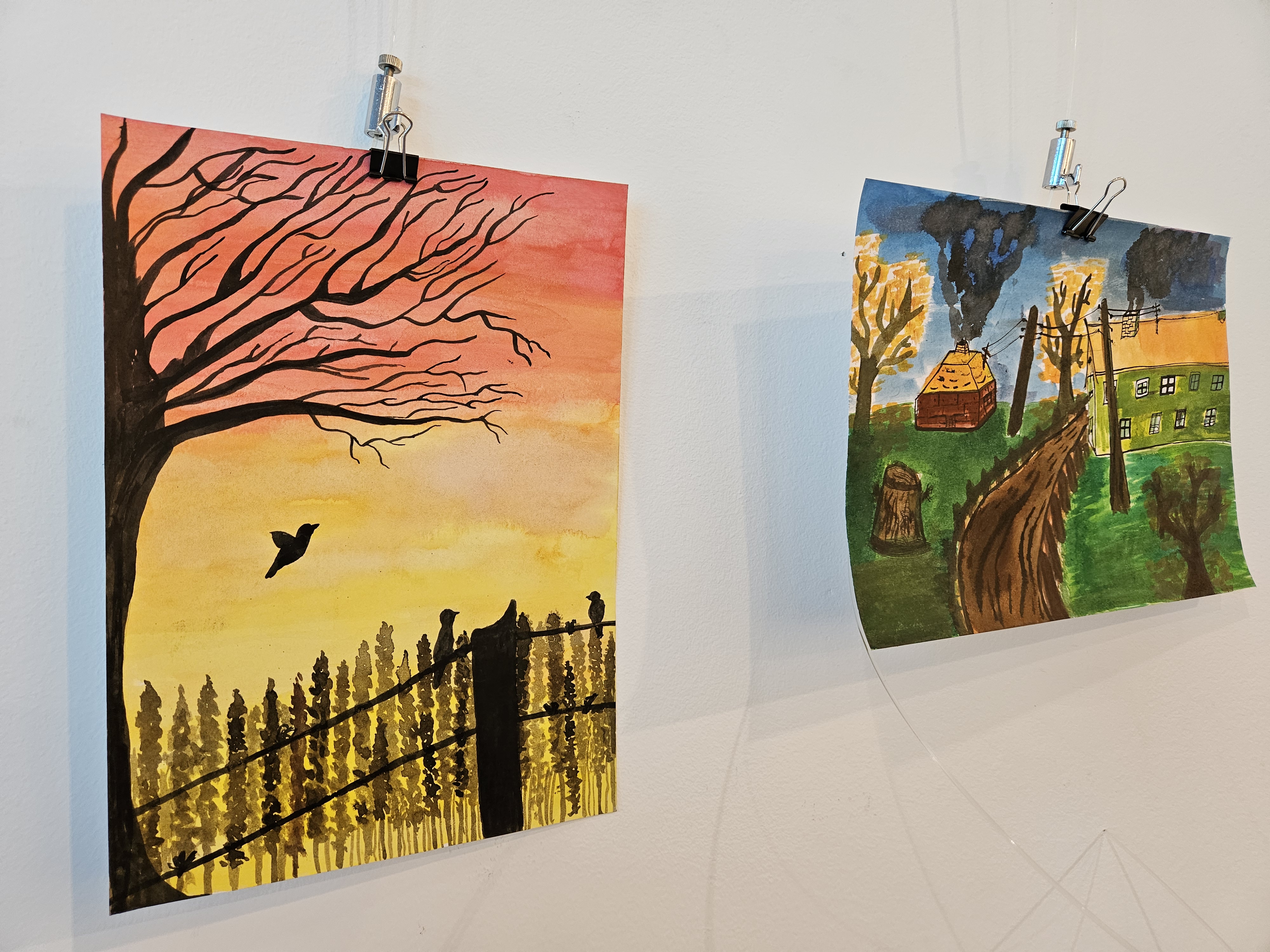 Izložba radova sa "Sedmice crtanja" u Galeriji Centra za kulturu