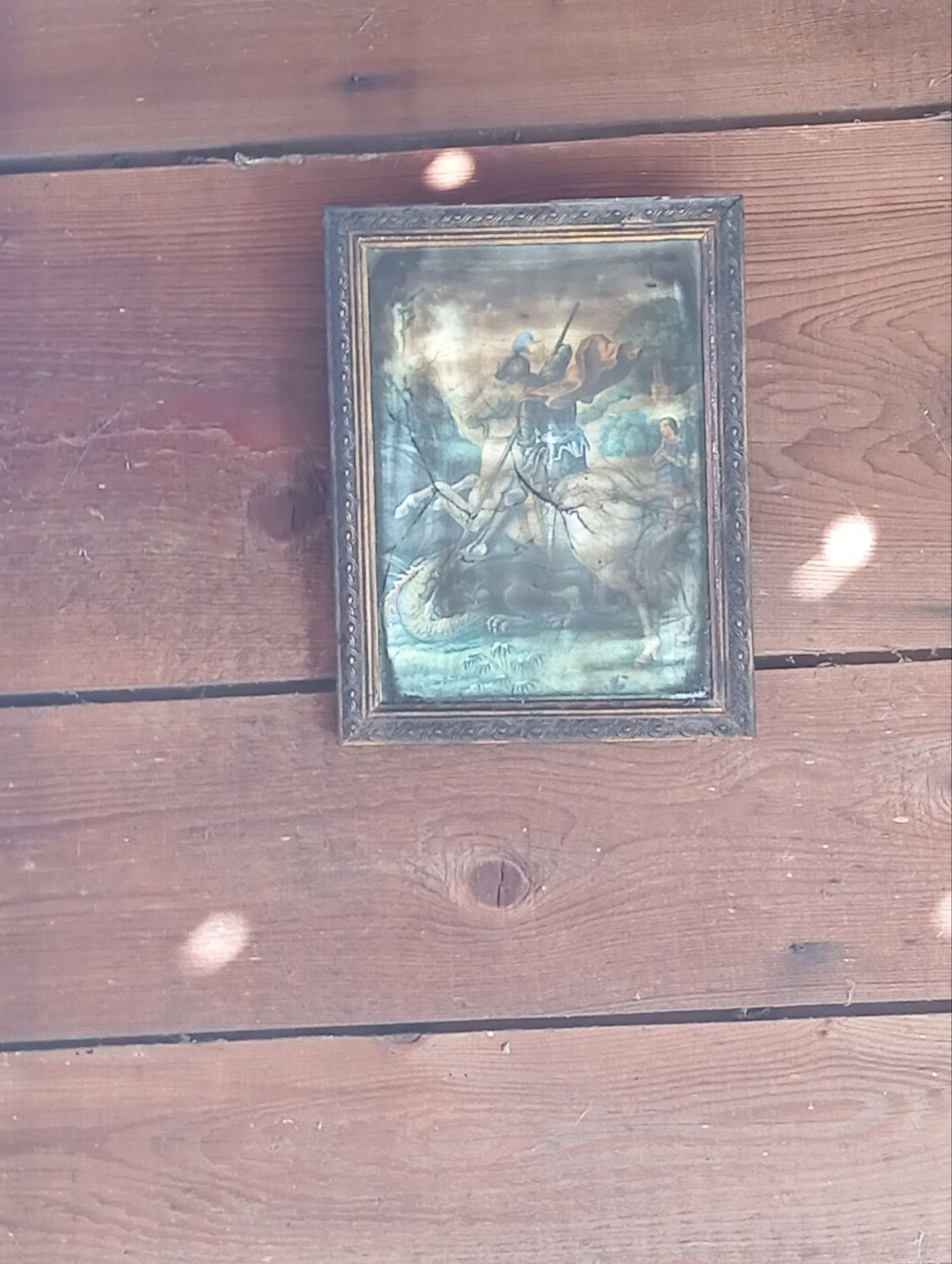 Ikona Svetog Đorđa ostala netaknuta na zgarištu porodične kuće Stojića FOTO