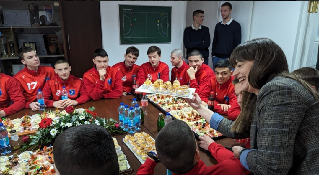 Rukometni savez Republike Srpske: Umičević ugostio zlatne kadete FOTO