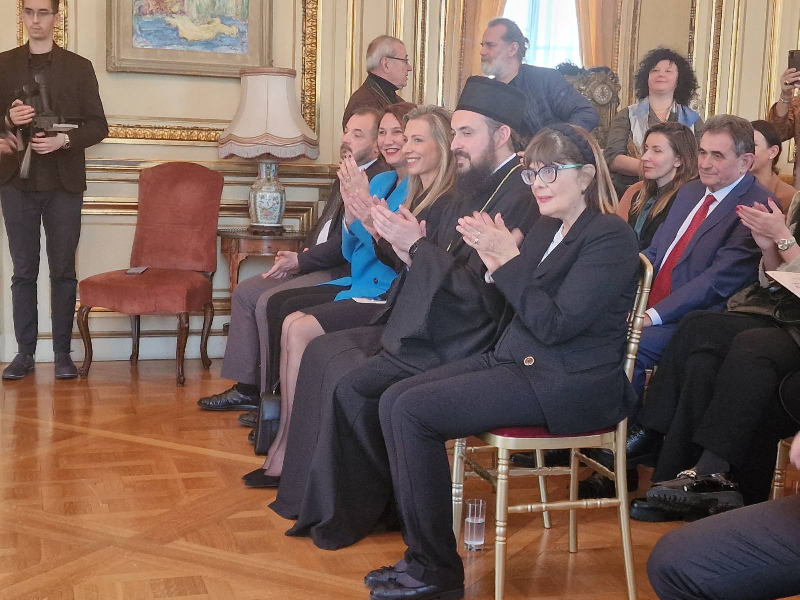 Trinaestogodišnji virtuoz Đorđe Perić iz Bijeljine: Nastup i prijem kod ambasadora Srbije u Parizu FOTO