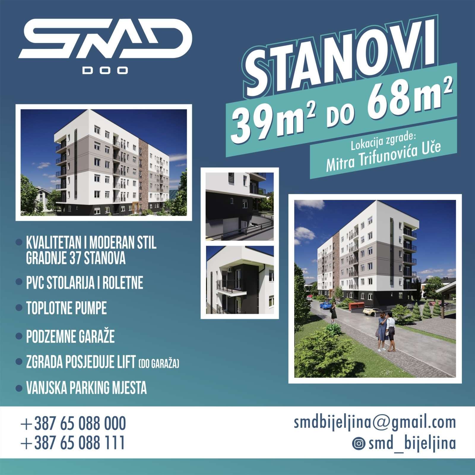 KUPUJETE STAN? SMD d.o.o nudi kvalitetan i moderan stil gradnje
