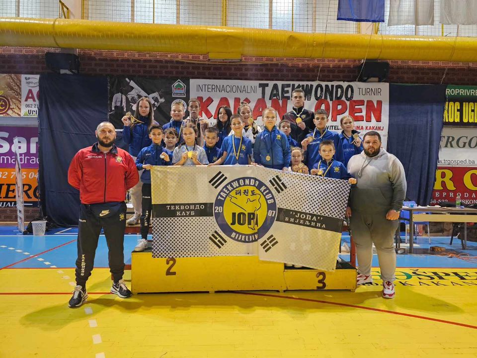 Tkd "Jopa": 13 medalja na turniru u Kaknju