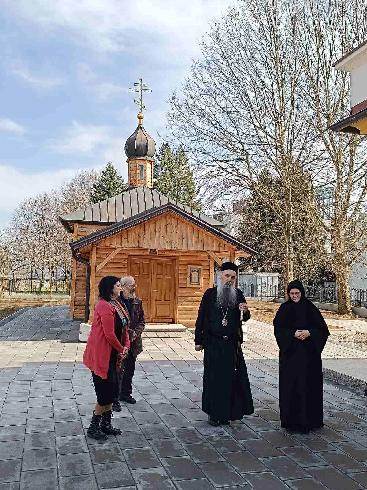 Episkop Fotije posjetio hram u izgradnji u parohiji tobutskoj