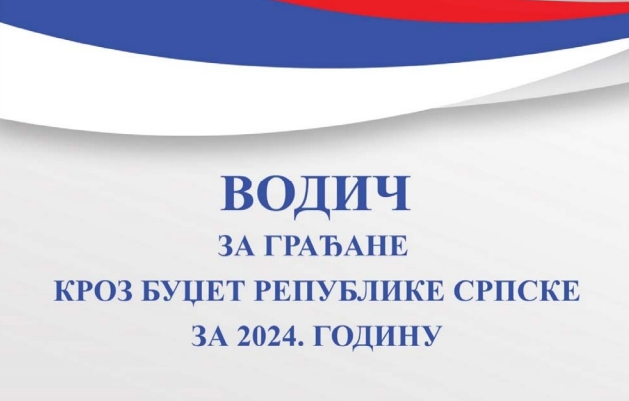 Dostupan Vodič za građane kroz budžet Republike Srpske