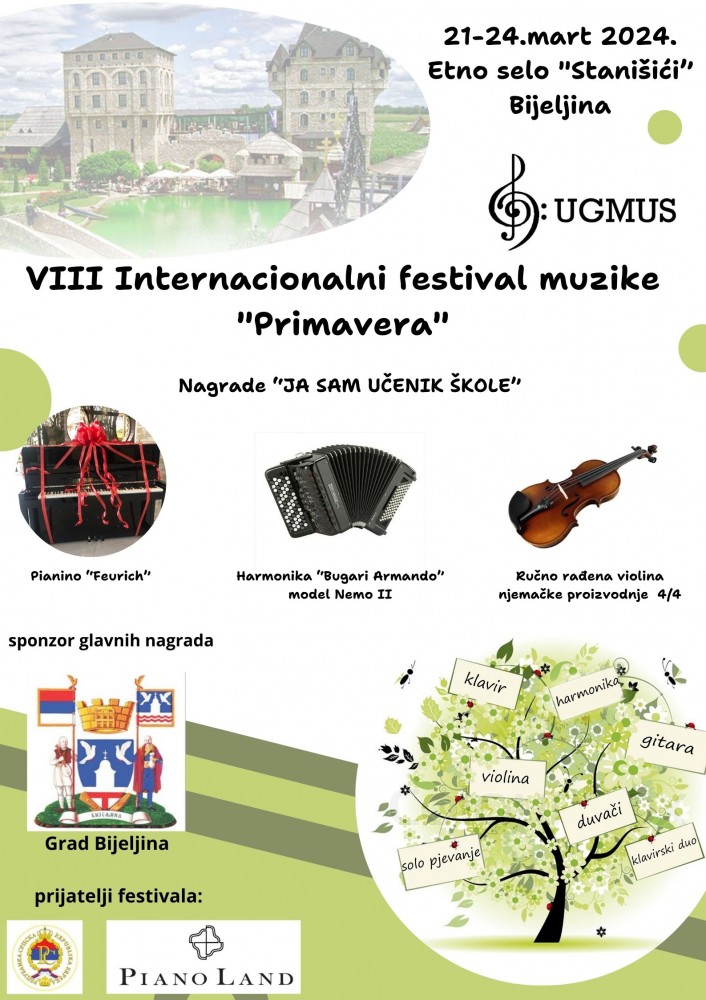 PRIMAVERA u Bijeljini - Četvorodnevni praznik za uši i dušu
