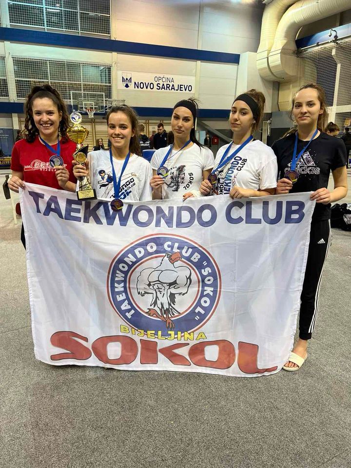 Tkd Sokol: Pet medalja u Sarajevu i vicešampionska titula BiH