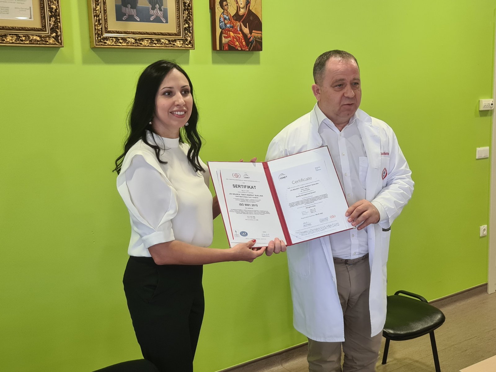 Bijeljinska bolnica jedina u Republici Srpskoj sa standardima  ISO 9001 i 22301 