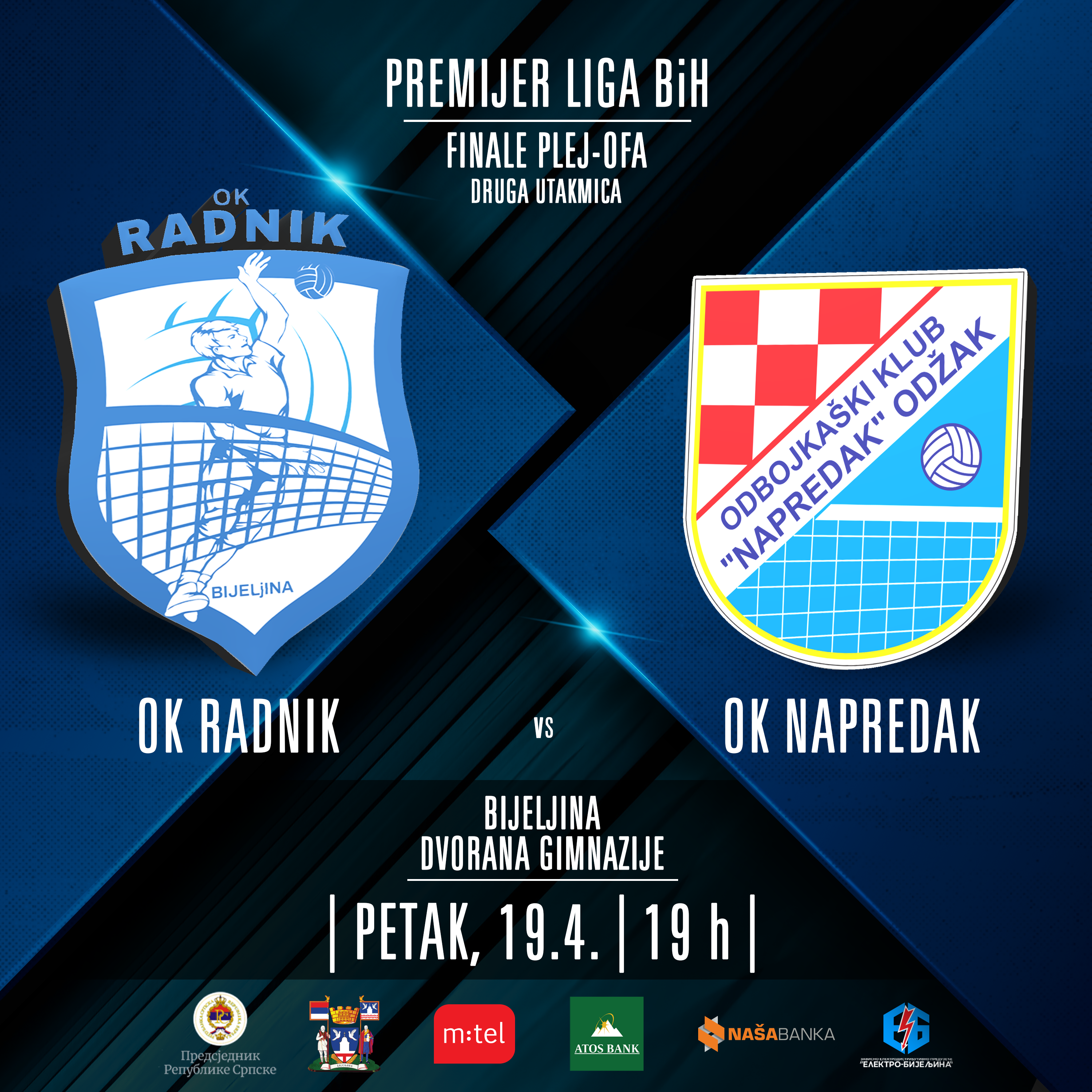 Finale plej-ofa: Obojkaši Radnika dočekuje ekipu Napretka