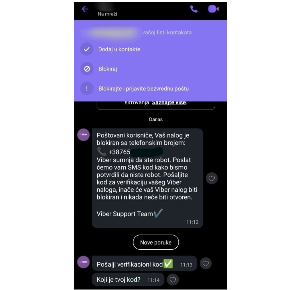 Iz MUP-a Srpske upozoravaju: Ovo provjerite u Viber aplikaciji!